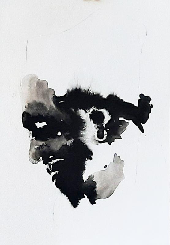 Visages d’encre , Denis Miailhe