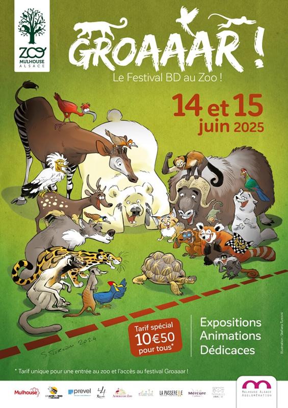 5ème édition du festival BD au Zoo Groaaar