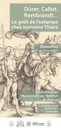 Dürer, Callot, Rembrandt... Le goût de l'estampe chez monsieur Thiers