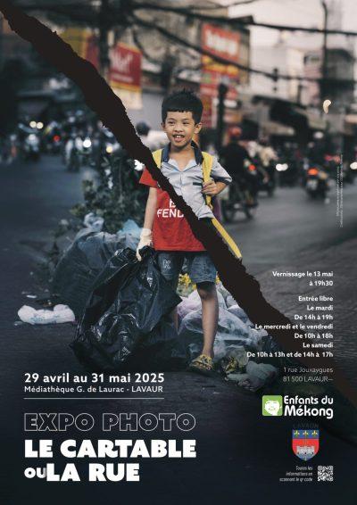 Exposition – Le Cartable ou la rue : quand école et travail se disputent l’enfance