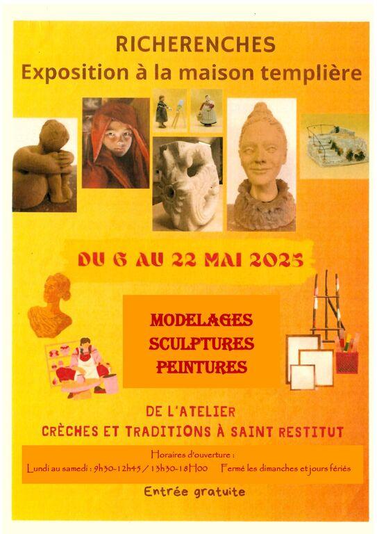 Exposition Modelages, sculptures et peintures