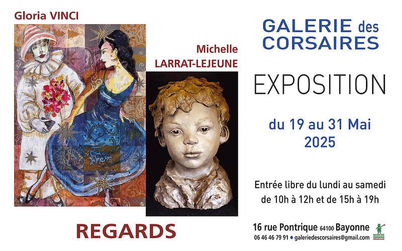 Exposition Regards de Gloria Vinci et Michelle Larrat Lejeune