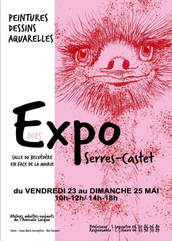 Exposition annuelle de peintures de l'atelier de Stéphanie Lepoutre