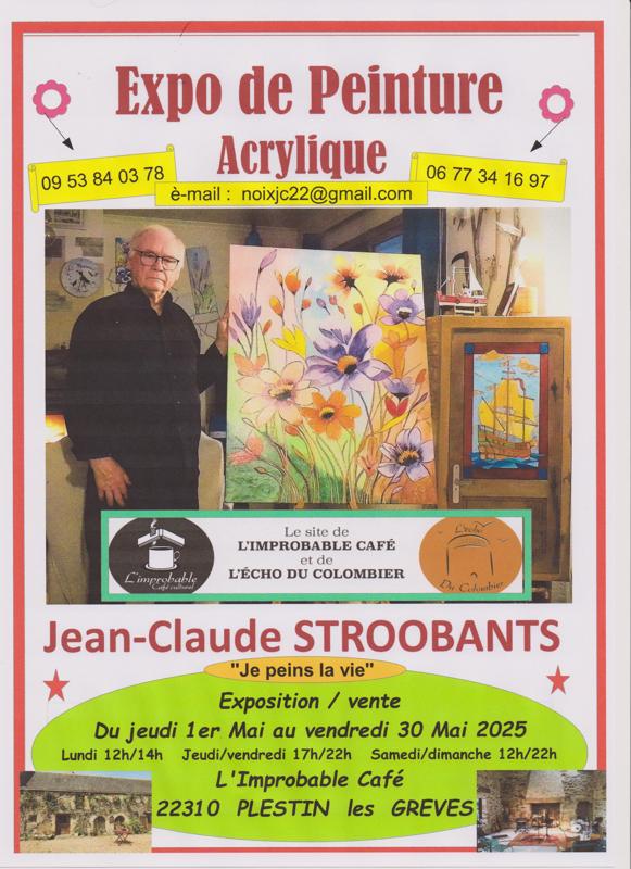 Les peintures de Jean Claude Stroobants