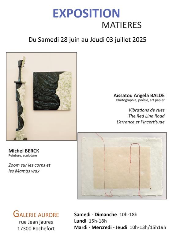 Exposition : Matières