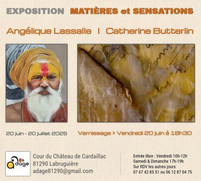 Exposition « Matières et sensations » I Angélique Lassalle et Catherine Butterlin