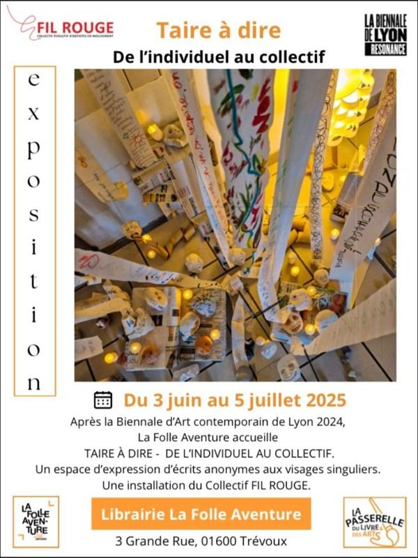 Exposition “Taire à dire”