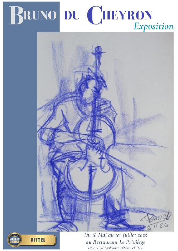 Exposition de dessins de Bruno du Cheyron