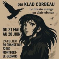 Exposition de peinture "L'envol noir"