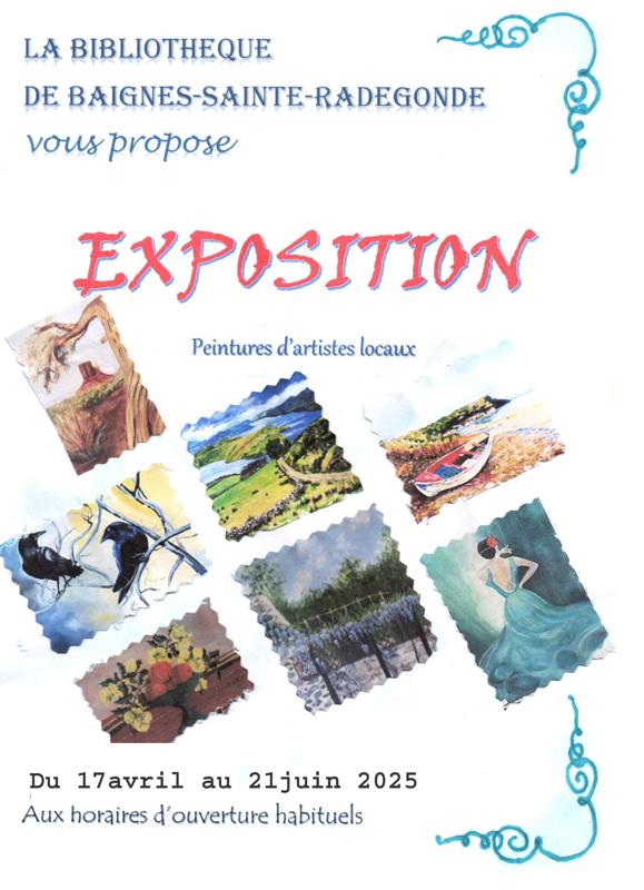 Exposition de peintures