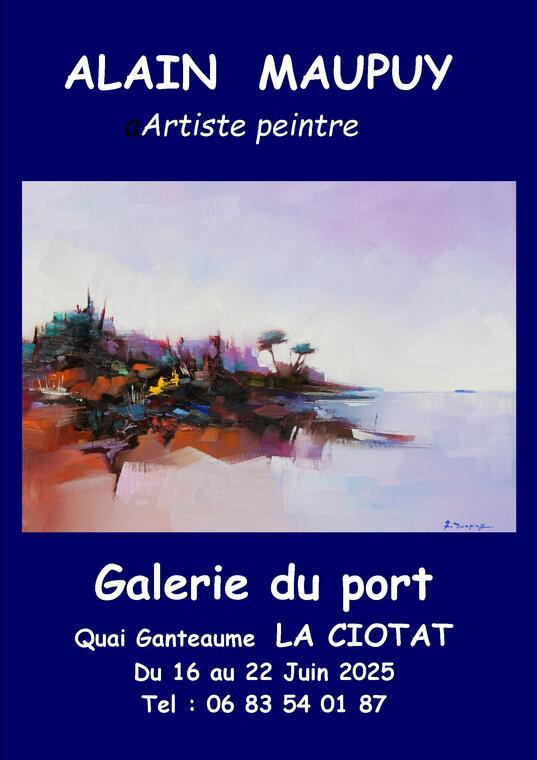 Exposition de peintures d'Alain Maupuy