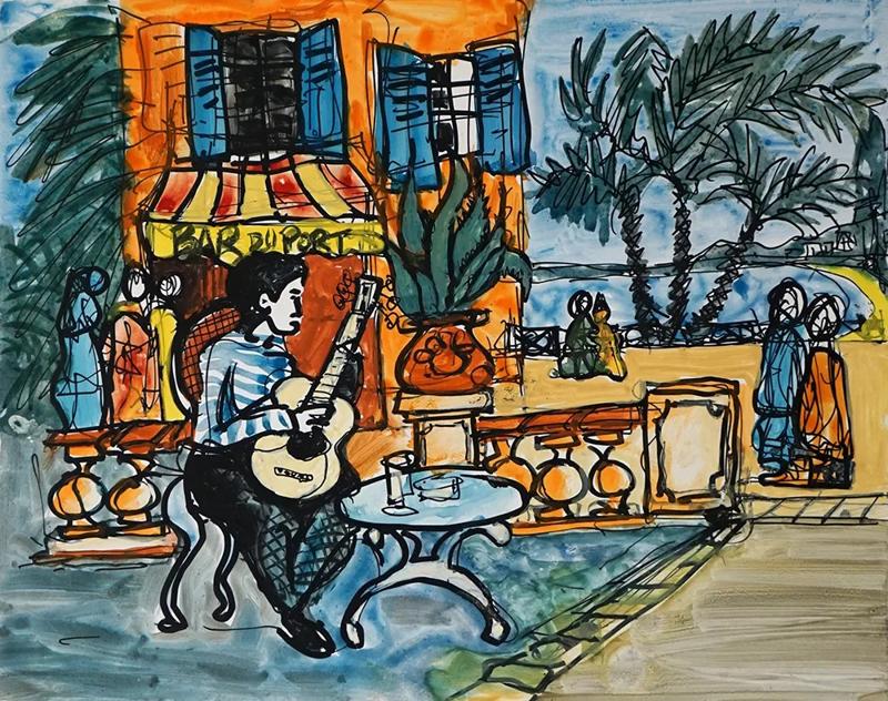 Exposition de peintures de Jean-Pierre Aerts : La peinture est la musique du silence