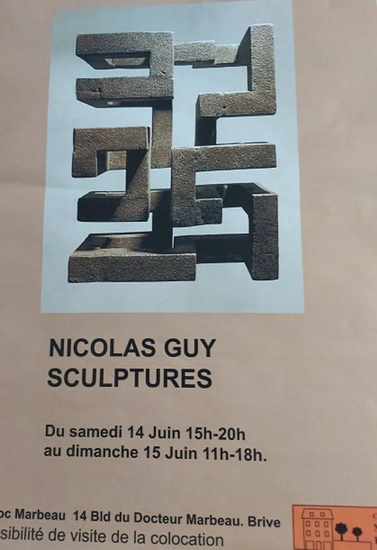 Exposition de sculptures de Nicolas Guy (Coloc Marbeau)