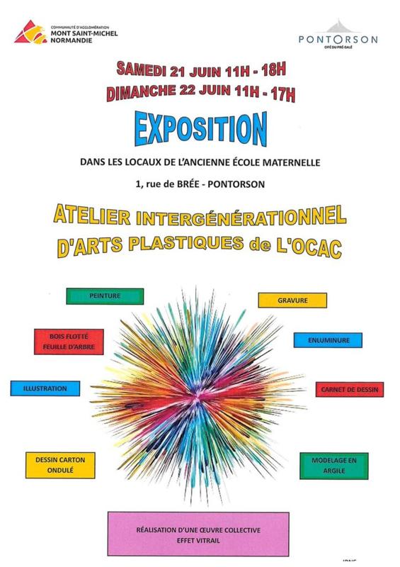 Exposition des ateliers arts plastiques de l'OCAC