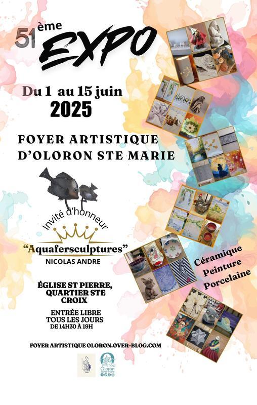 Exposition du Foyer Artistique d'Oloron