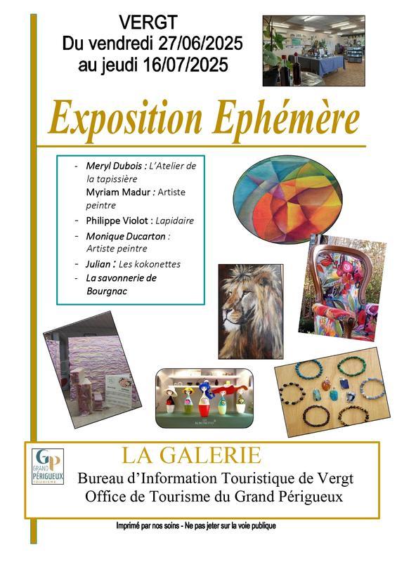 Exposition peinture - Vergt - 27.06.au 16.07.2025