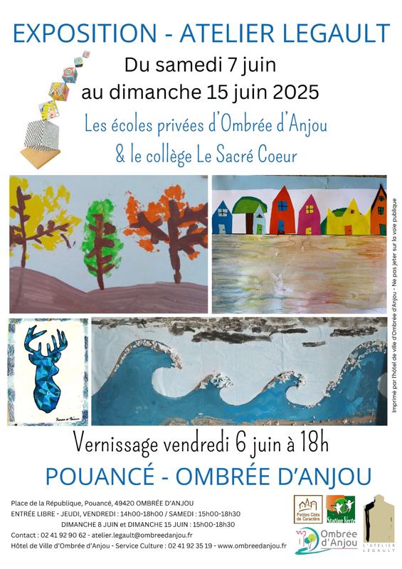 Vernissage et Exposition - Atelier Legault