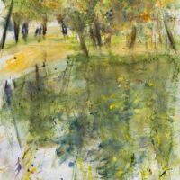 Aquarelles, Paysages de Sarthe