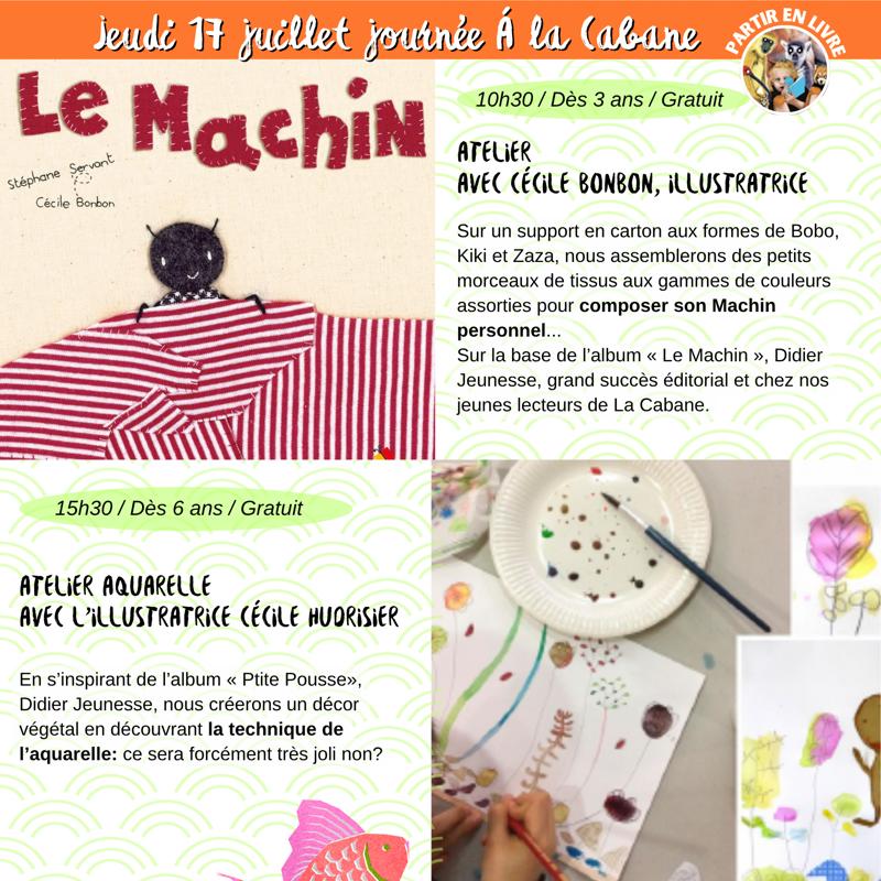 Atelier aquarelle avec l'illustratrice Cécile Hudrisier