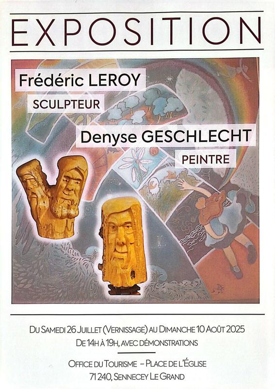 Exposition Frédéric Leroy et Denyse Geschlecht