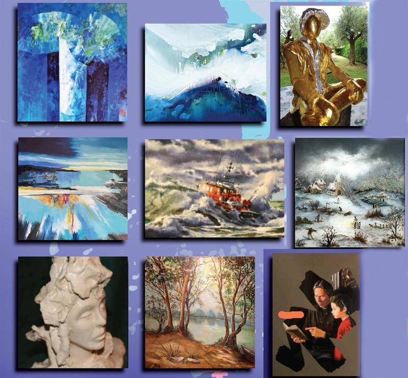 Exposition artistique peinture et sculpture