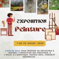 Exposition de peintures - l'Atelier Bleu