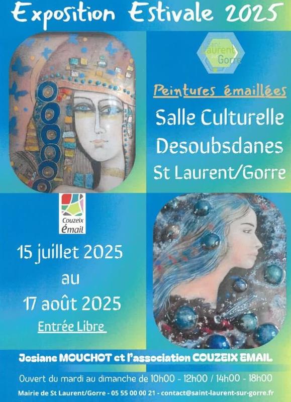 Exposition estivale : peintures émaillées