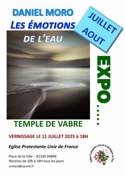 Exposition « les émotions de l’eau »