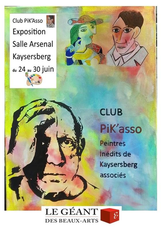 Exposition - les oeuvres de l'association Pik'asso