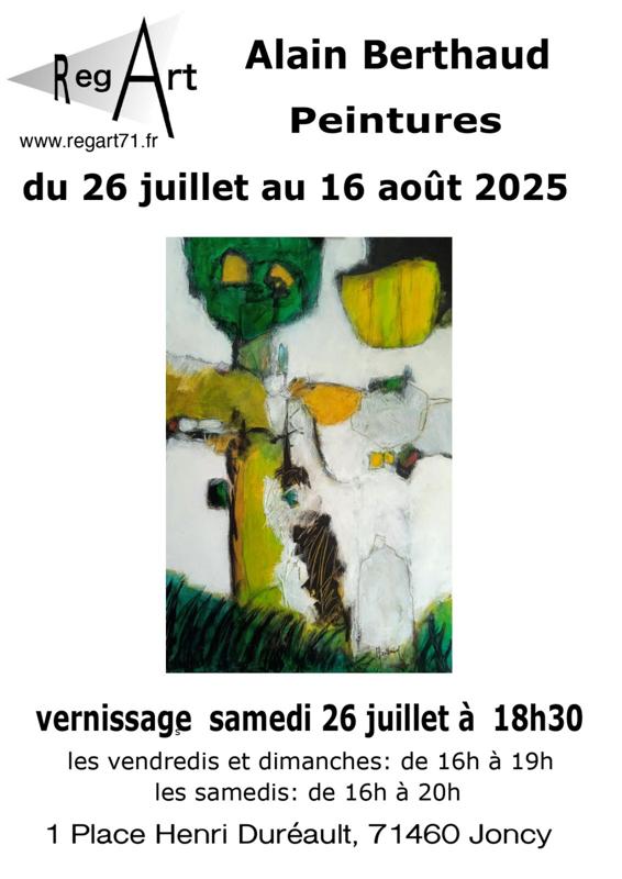 Exposition peinture Alain Berthaud