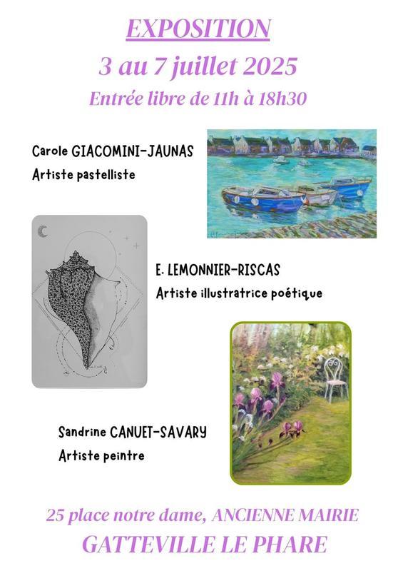 Exposition peintures, pastels & illustrations poétiques