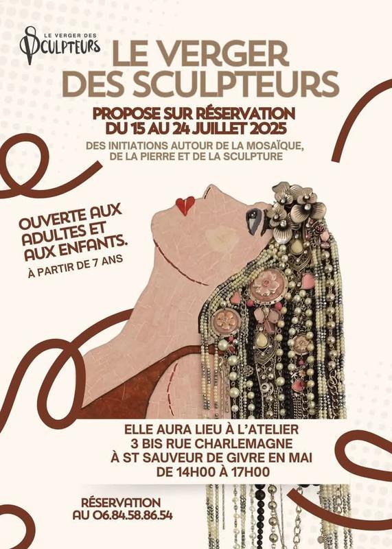 Initiation à la mosaïque et à la sculpture sur pierre