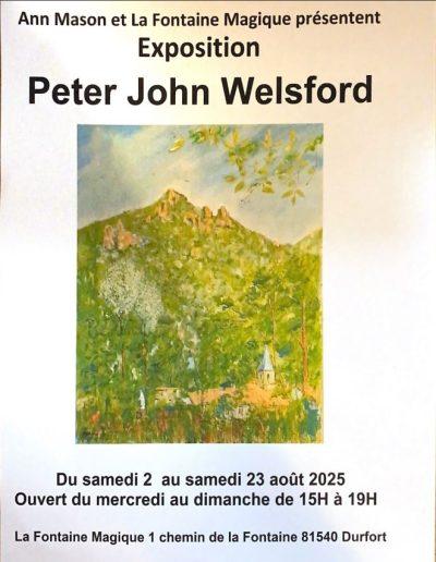 EXPOSITIONS PETER JOHN WELSFORD – LA FONTAINE MAGIQUE