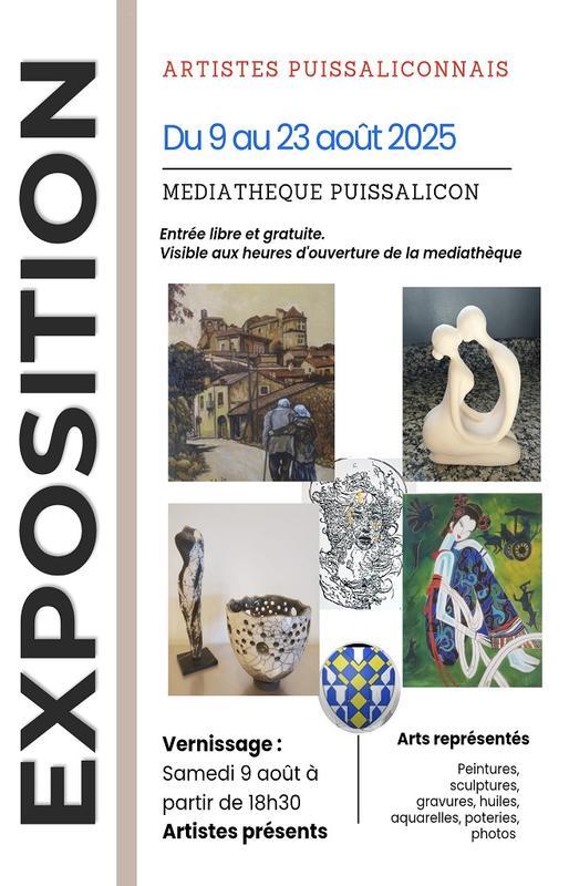 Exposition Artistes Puissaliconnais