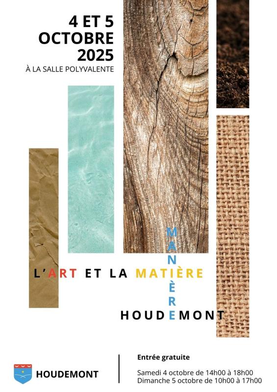 Exposition - L'art et la matière - manière