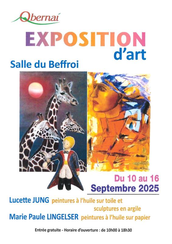 Exposition - Lucette Jung et Marie-Paule Lingelser