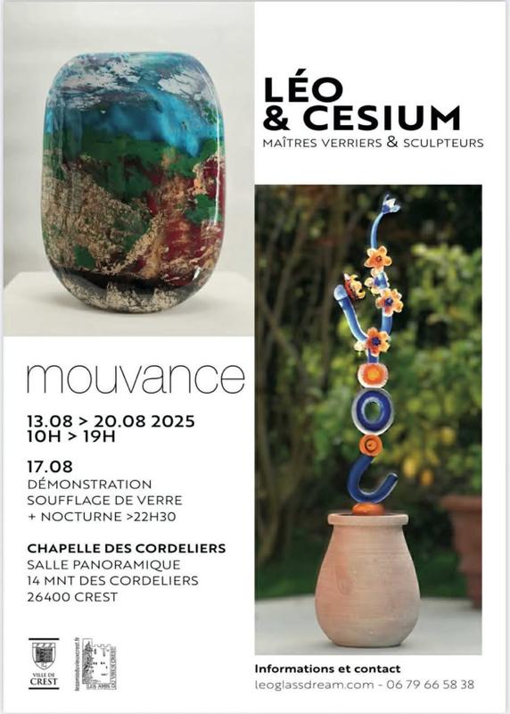 Exposition Mouvance - Léo maître verrier à la Chapelle des Cordeliers