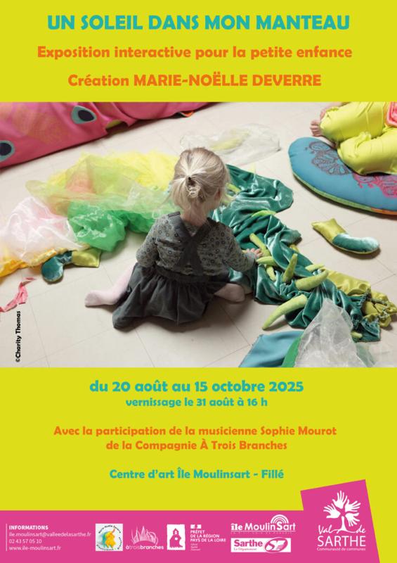 Exposition "Un Soleil Dans Mon Manteau" et Ver(mini)ssage le 31 août à 16h