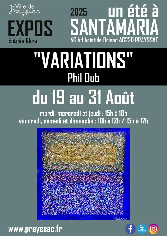 Exposition à Santamaria: "Variations"