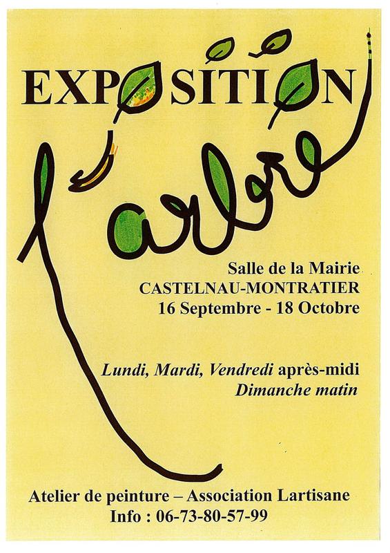 Exposition à la salle de la mairie: "L'arbre"