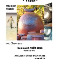 Exposition céramique - peinture "Des vaches"