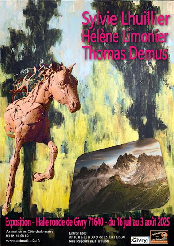 Exposition collective - Sylvie Lhuillier, peinture - Hélène Limonier, sculpture - Thomas Demu, photographie