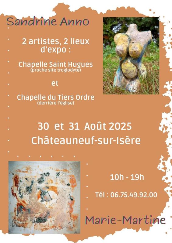 Exposition d'art et peinture - Sandrine Anno et Marie-Martine