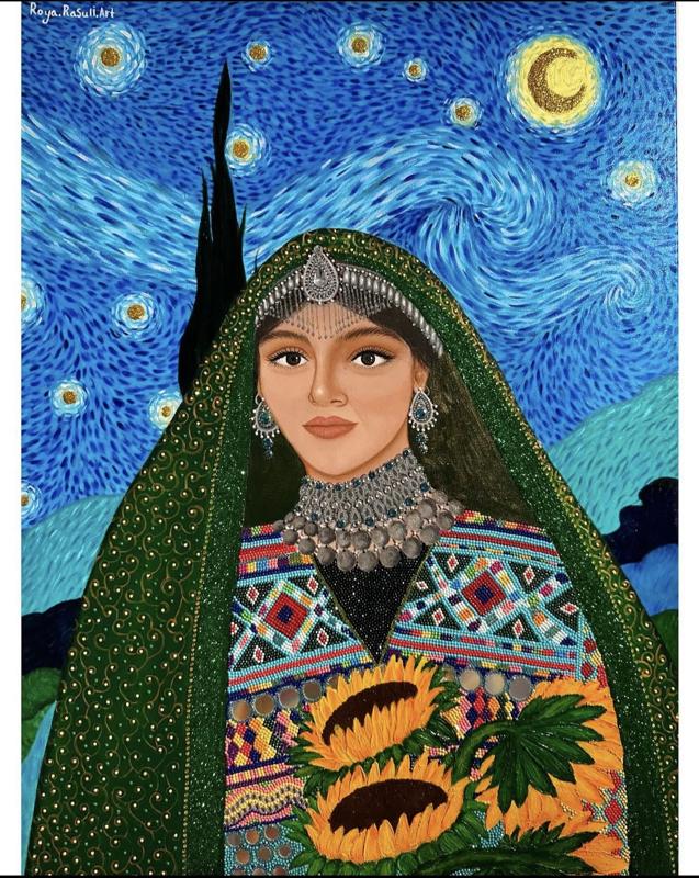 Exposition de l'artiste peintre afghane Roya Rassuli