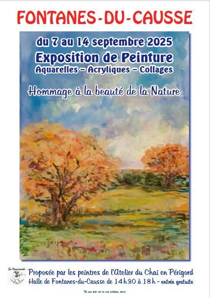 Exposition de peinture à Fontanes-du-Causse