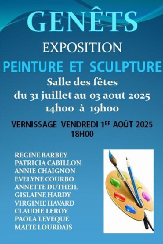 Exposition de peinture et sculpture