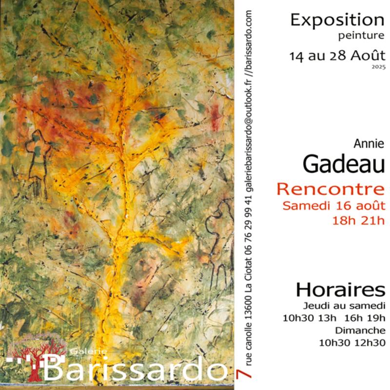 Exposition de peintures d'Annie Gadeau