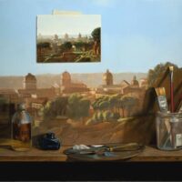 Exposition de peintures et trompe-l'oeil