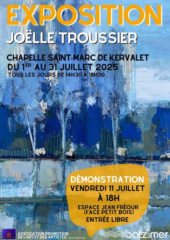 Exposition & démonstration : Joëlle Troussier - Chapelle Saint-Marc de Kervalet