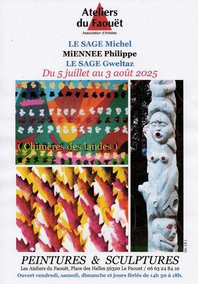 Peintures et sculptures aux Ateliers du Faouët